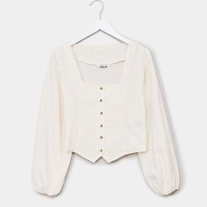 Rolla’s Roxanne Linen Top